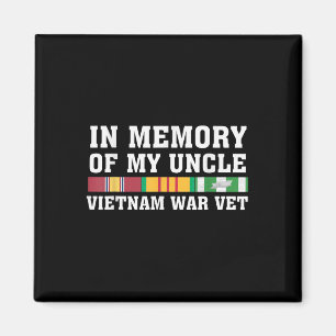 Aimant En Mémoire De Mon Oncle Vietnam Vétérinaire Match 