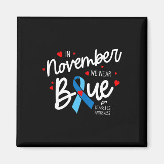 Aimant En novembre, nous portons Blue1