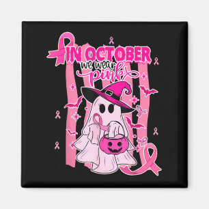Aimant En Octobre Portez un Sein de Sorcière Fantôme Rose
