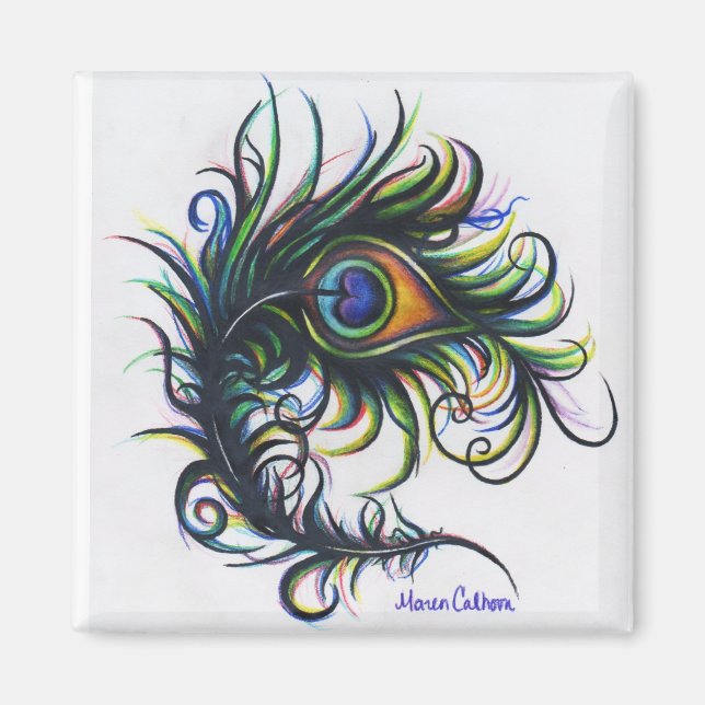 Aimant en plume de paquetage (Devant)