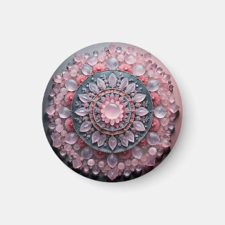 Aimant en Quartz Rose