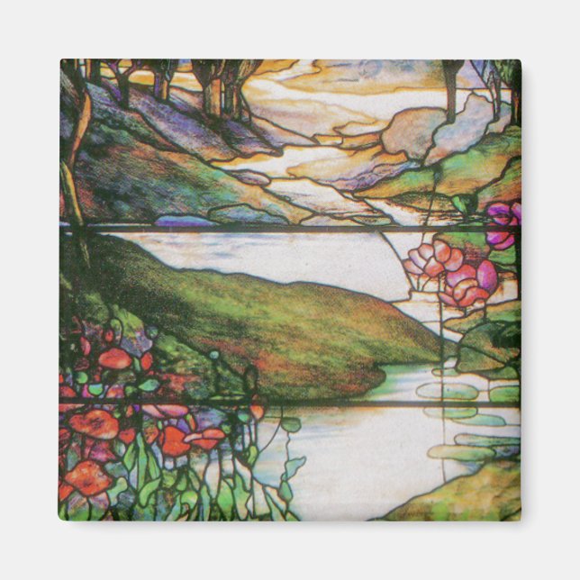 Aimant en verre tendu du Jardin d'eau (Devant)