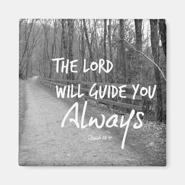 Aimant Encouragement du couplet biblique (Devant)