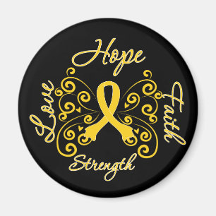 Aimant Endometriosis Hope Motto Butterfly