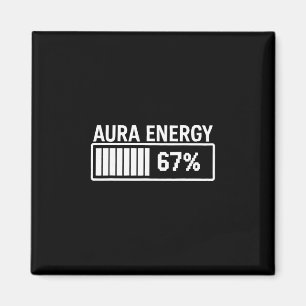 Aimant Énergie Aura À 67 Drôle Six Sept Mème Gen Alpha S