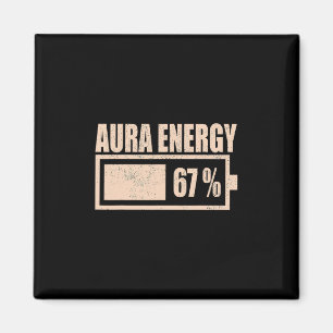 Aimant Énergie Aura à 67 Drôle Six Sept Mème Gen Alpha S