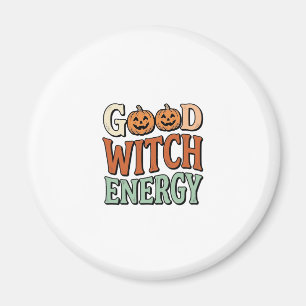 Aimant Énergie de bonne sorcière design vectoriel Hallowe