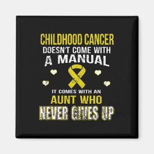 Aimant ENFANCE CANCER vient avec la tante qui ne vous don
