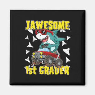 Aimant Enfants 1ère année Monster Truck Dinosaur Megalodo