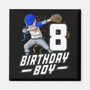 Aimant Enfants de 8 ans Garçons de 8 ans Baseball de 8 an