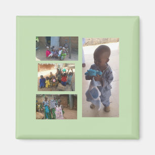 Aimant Enfants de soutien de village de Batti