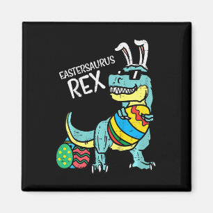 Aimant Enfants Eastersaurus Rex Pâques Trex Lapin Tout-Pe