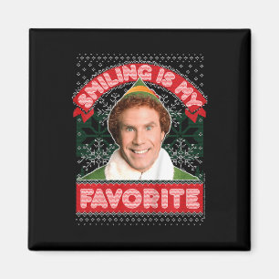 Aimant Enfants Elf Buddy Sourire Est Mon Noël Préféré
