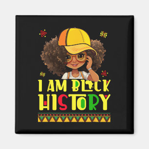Aimant Enfants Femmes Je Suis Chemise D'histoire Noire Hi
