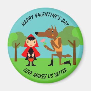 Aimant Enfants Heureuses Saintes-Valentin