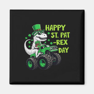 Aimant Enfants Heureux St Pat-rex Jour St Patrick Dinosau
