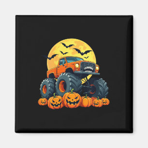 Aimant Enfants Monster Camion Halloween Citrouille Jack O