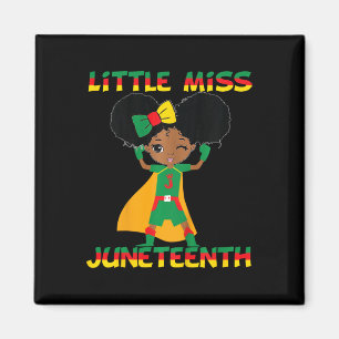 Aimant Enfants petite Miss JunetDix mignonne fille noire 