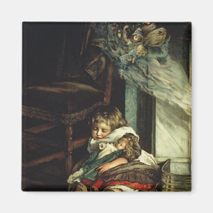 Aimant Enfants rêvant des jouets