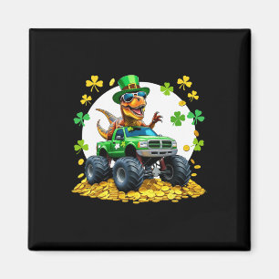 Aimant Enfants St Patricks Day 2026 - Monstre à cheval Di