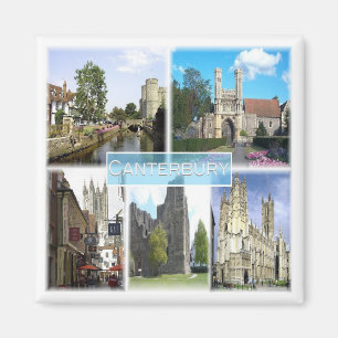 Aimant ENG050 CANTERBURY, Europe, Angleterre, Fridge