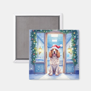 Aimant English Cocker Spaniel Poste de soins infirmiers C