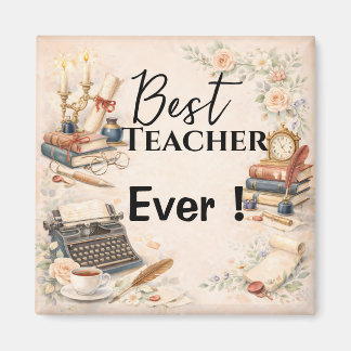 Aimant English Teacher Thank You Gift End of School Year