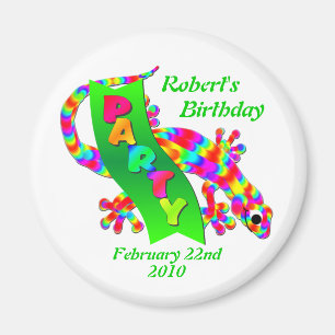 Aimant Enregistrer la date Anniversaire de la fête