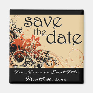 Aimant enregistrer la date : brise fleur :