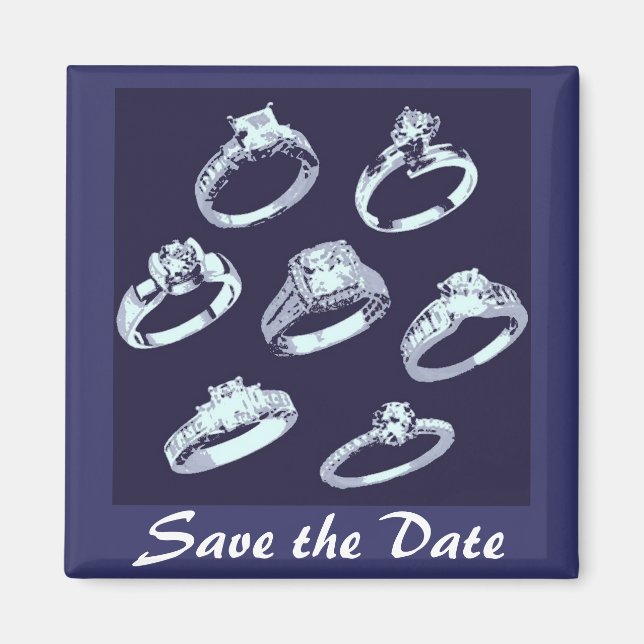 Aimant Enregistrer la date/Il a placé la question (Devant)