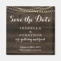Enregistrer la date - Rustic Wood Mariage