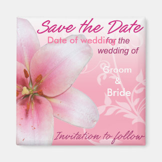 Aimant Enregistrer la Lys rose date