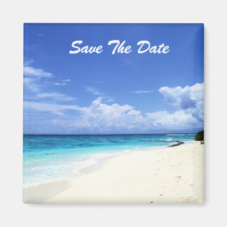 Aimant Enregistrer l'aimant Date Beach