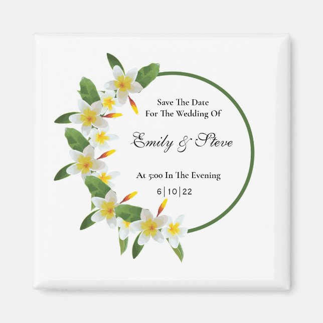 Aimant Enregistrer l'aimant de date (Devant)