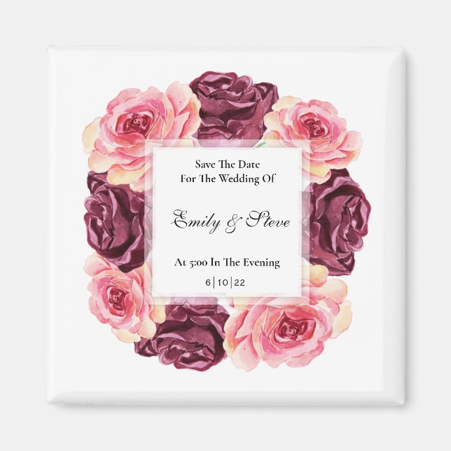 Aimant Enregistrer l'aimant de date (Devant)