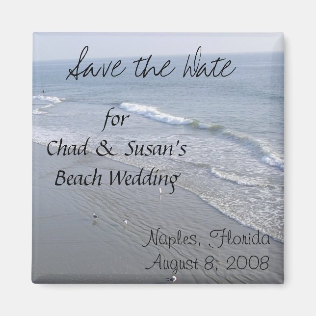 Aimant Enregistrer l'aimant de date (Devant)