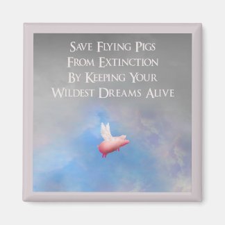Aimant Enregistrer les porcs volants