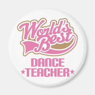Aimant Enseignant de danse mignonne