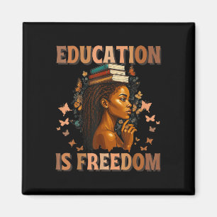 Aimant Enseignant d'histoire noire L'éducation est libert