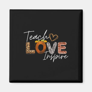 Aimant Enseigner Amour Inspirer Safari Léopard Ck À l'éco