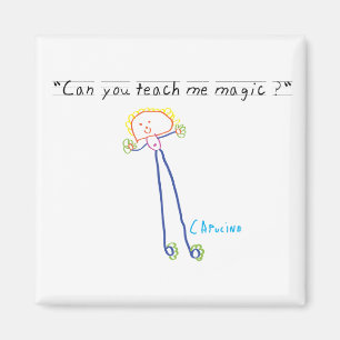 Aimant "Enseignez-moi" l'aimant magique