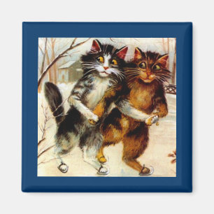 AIMANT ENSEMBLE ANTHROPOMORPHE VINTAGE D'AIMANT DE