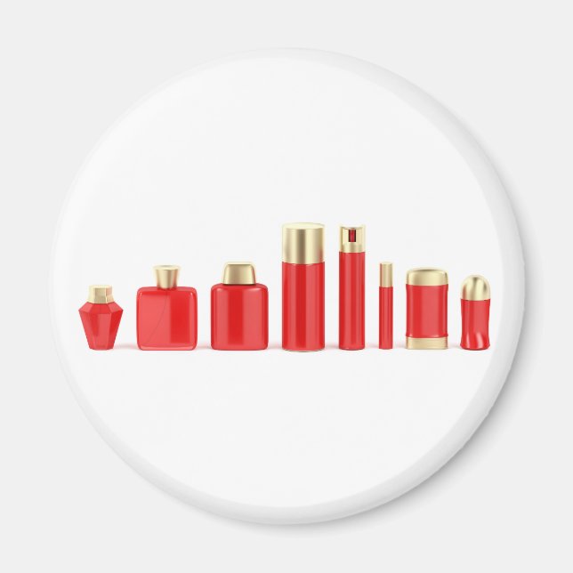 Aimant Ensemble de produits cosmétiques (Devant)