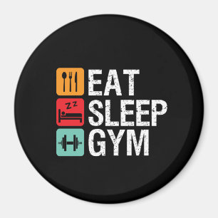 Aimant Entraînement amusant Exercice Fitness Manger Slee