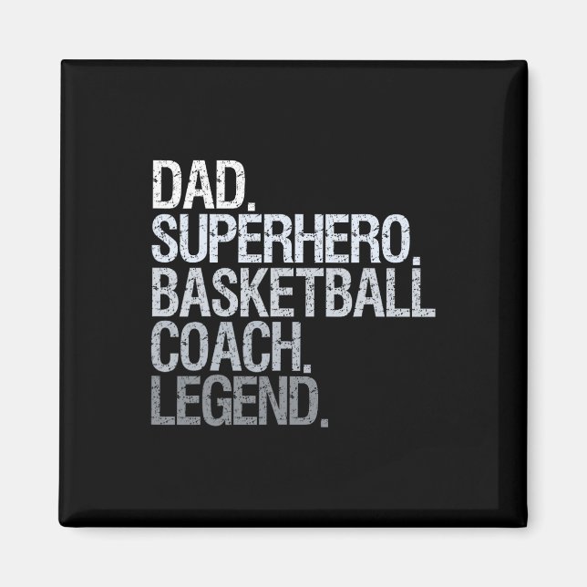 Aimant Entraîneur de basket papa 1 (Devant)