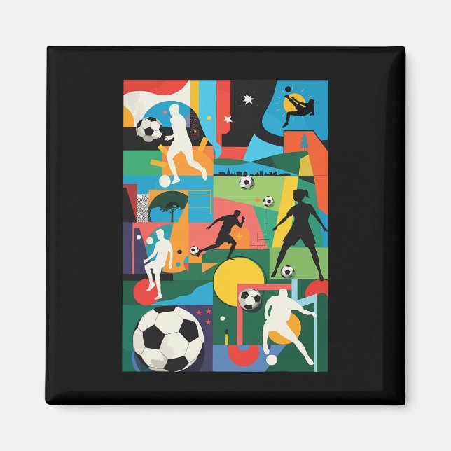 Aimant Entraîneur de l'équipe de jeu de football Fans Cou (Devant)