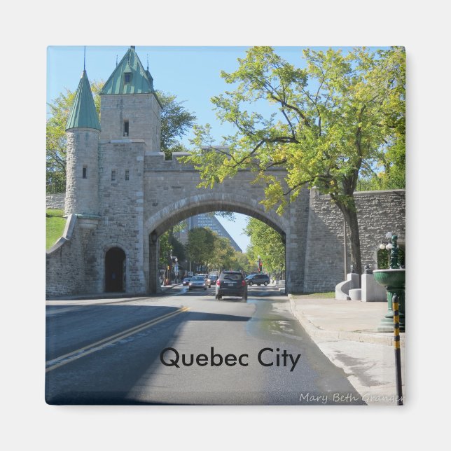 Aimant Entrée de la ville Québec (Devant)