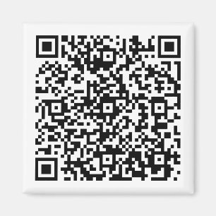 Aimant Entreprise de code QR personnalisé