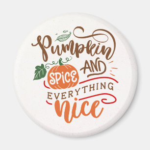 Aimant Épices citrouilles et tout Nice automne automne au