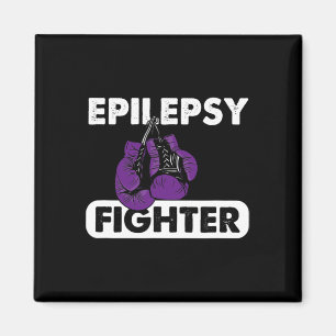 Aimant Épilepsie Boxer Survivant Violet Ribbon
